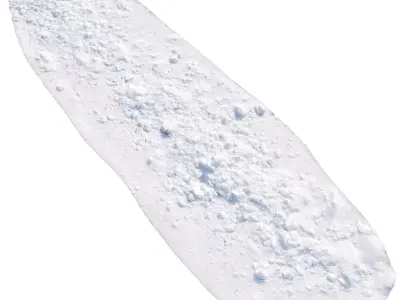 Small pieces of snow 3D model
