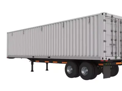 Container Trailer 3D model