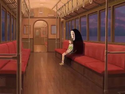 The Train in Spirited Away 3D model