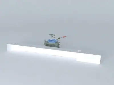 UN task force alphamobile command unit  MCU 3D model