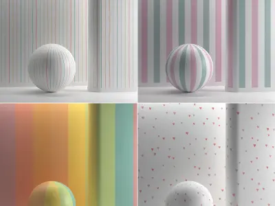 Childroom wall material set Texture