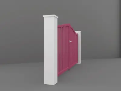 Outdoor Gate  3D model