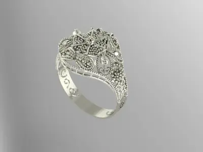 Gold Ring 23 3D print model