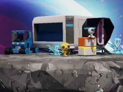 Game Ready Scifi Asset Pack Low-poly 3D model