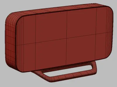 table clock 13 3D model