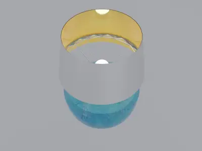 Bedside Lamp Low-poly 3D model purchase