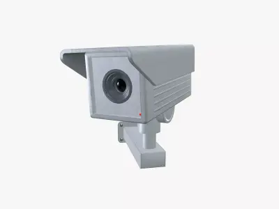 Security Camera Low-poly 3D model