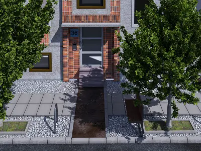 Berlin street building NO103 3D model