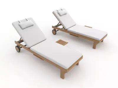 Sun Lounger 05 3D model