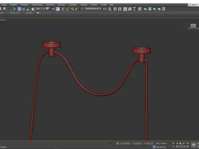 Margot Swag Pendant Light Low-poly 3D model