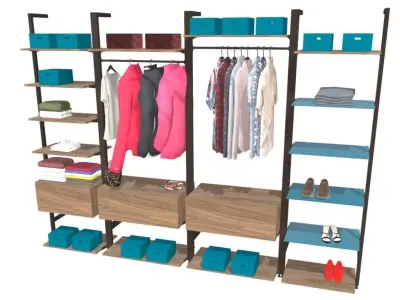 Raumplus Uno Interior Systems 3D model