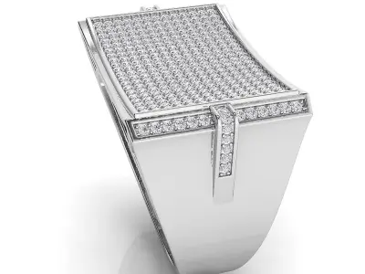 Big fancy mans ring 3D print model