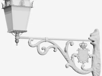 Wall Street Light 3D model purchase