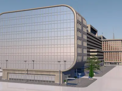 buildings pack 3D model