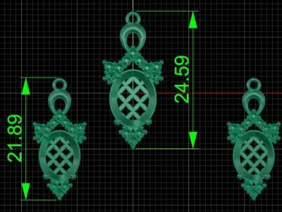 Half set 0032 3D print model