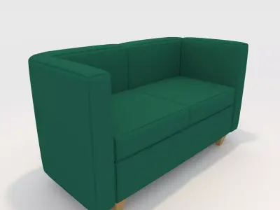 Sofa 2 Seater 6 3D model