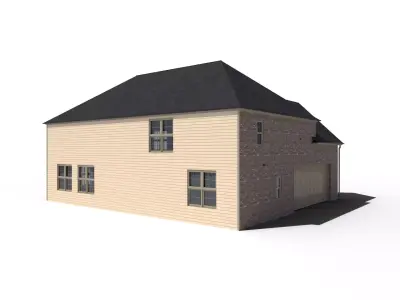 Upper Class Family House 3D model
