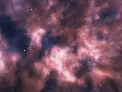 VR 360 extreme space environment - HDRI Panoramic Sky v21 Low-poly 3D model