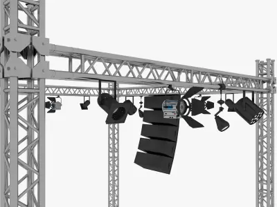 Light Truss 2 3D model