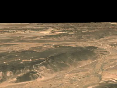 Mecca and the Red Sea coast of Saudi Arabia - tile n21 e41 3D model