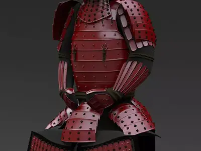 Samurai Armor 3D model buy