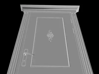 door for room 3D model