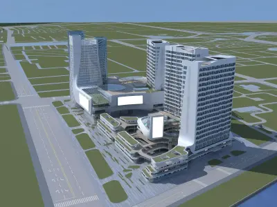 Cityscape 15 3D model