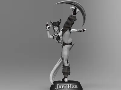 Street Fighter Juri 3D print model