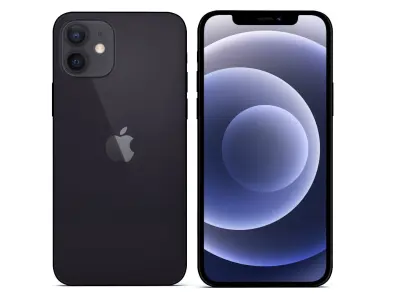 Apple iPhone 12 Black 3D model