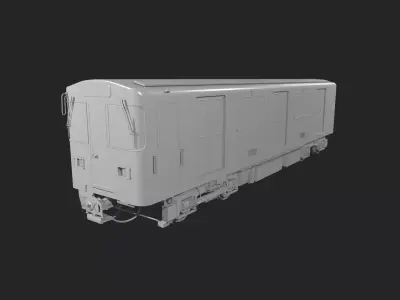BVG Class A3L92 Train Exterior 3D Printing ready 3D print model