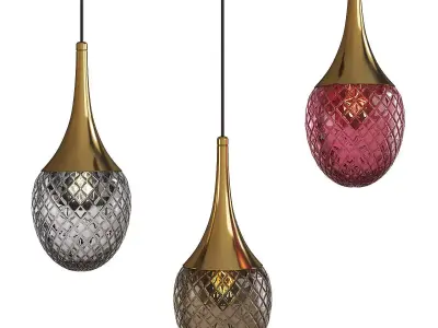 Bella Mini Pendant Light Low-poly 3D model