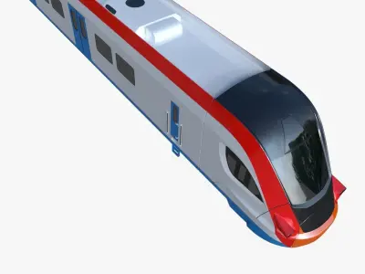 Ivolga train 3D model