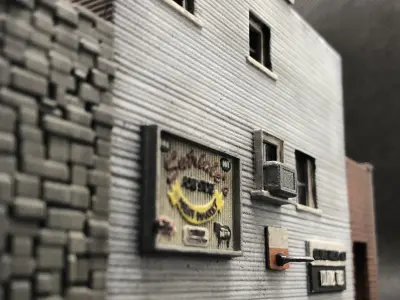 Satriale Pork Store - Sopranos Model PRE-SUPPORTED 3D print model