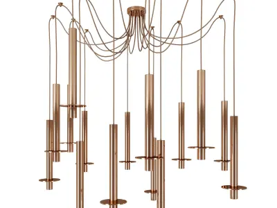 Chandelier Gastrobar 2 3D model
