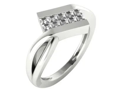 Women Ring Render 3dm STL MTL SLC JCD OBJ FBX Details 3D print model buy