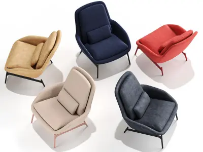 Field Lounge Chair 3D model