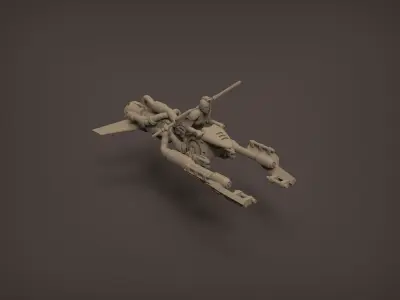 Light Frame Jetbike 3D print model