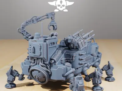 Scavenger Transport Tank 3D print model