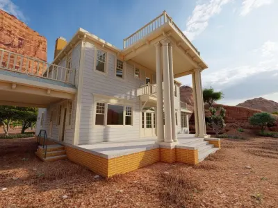 old house-Old Abandoned House 3D model