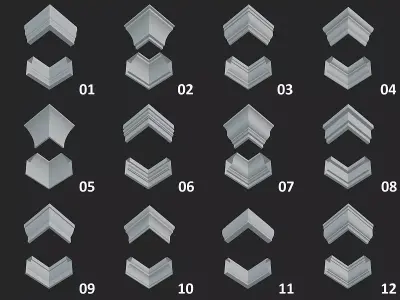 Interior Edging Pack 3D model