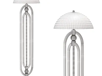Welles Floor Lamp by Mezzo Collection 3D model