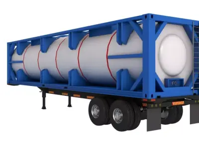 large Trailers Collection 3D model