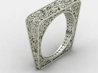 Fusion ring 08 3D print model