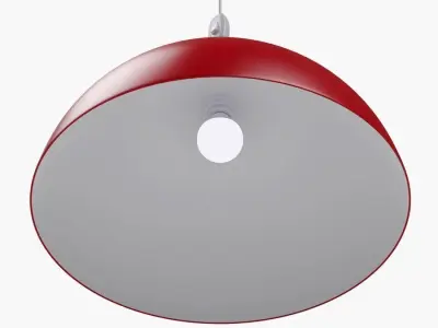 Hanging lamp  Low-poly 3D model