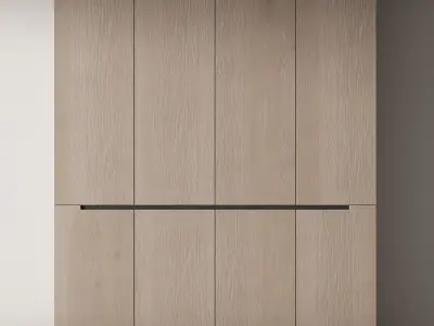 544 cabinet furniture 18 modular wardrobe cupboard 3 options 3D model