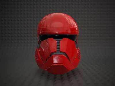Sith Trooper Helmet - Star Wars The Rise Of The Skywalker Low-poly 3D model