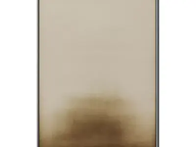 Set of 3 Abstract Paintings in Frames 3D model