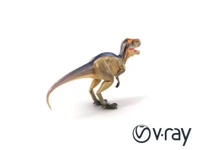 Velociraptor Dynamic Pose model pack Low-poly 3D model