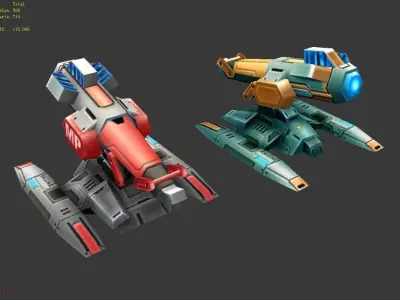Machinery - Battery 03 3D model