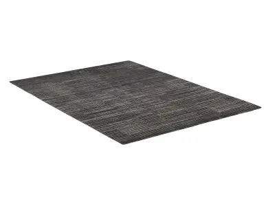 STRATTA HAND-KNOTTED WOOL RUG 3D model